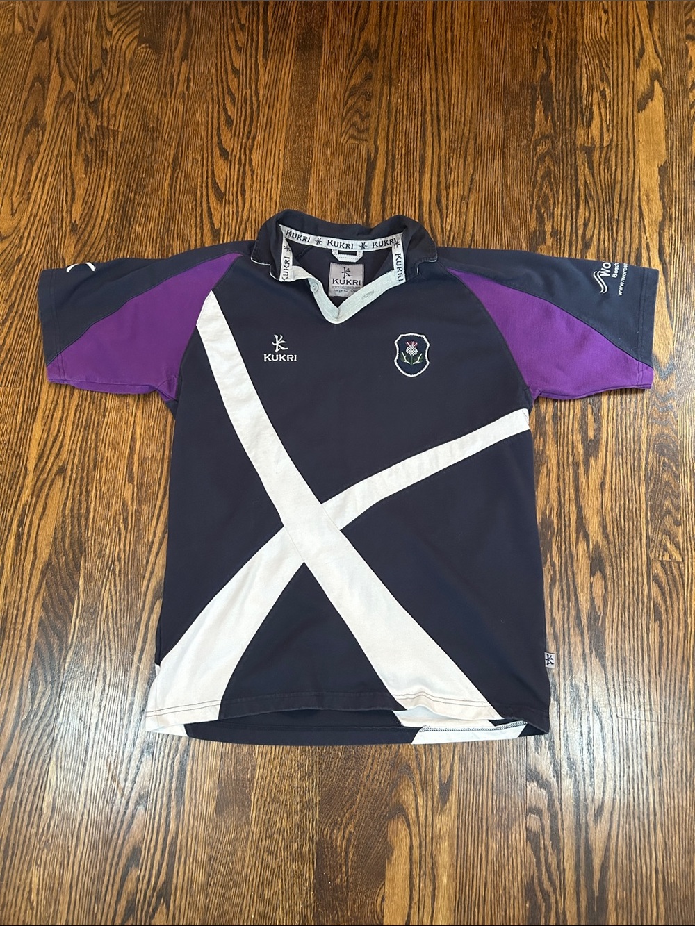 Scotland Rugby Jersey Preppy Polo Shirt